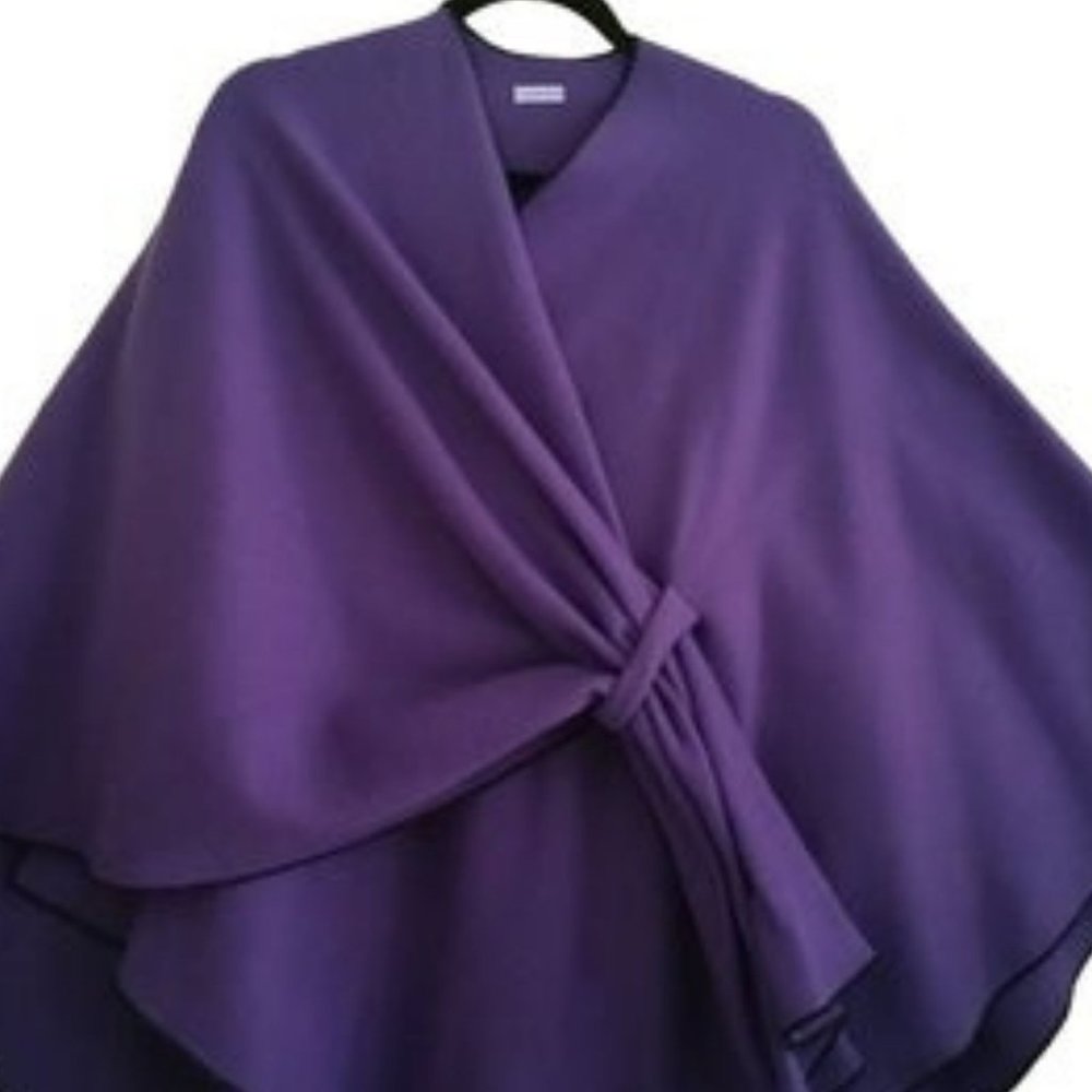 Handmade, Lux Fleece Wrap. Keep warm in the office, or great for out on the town